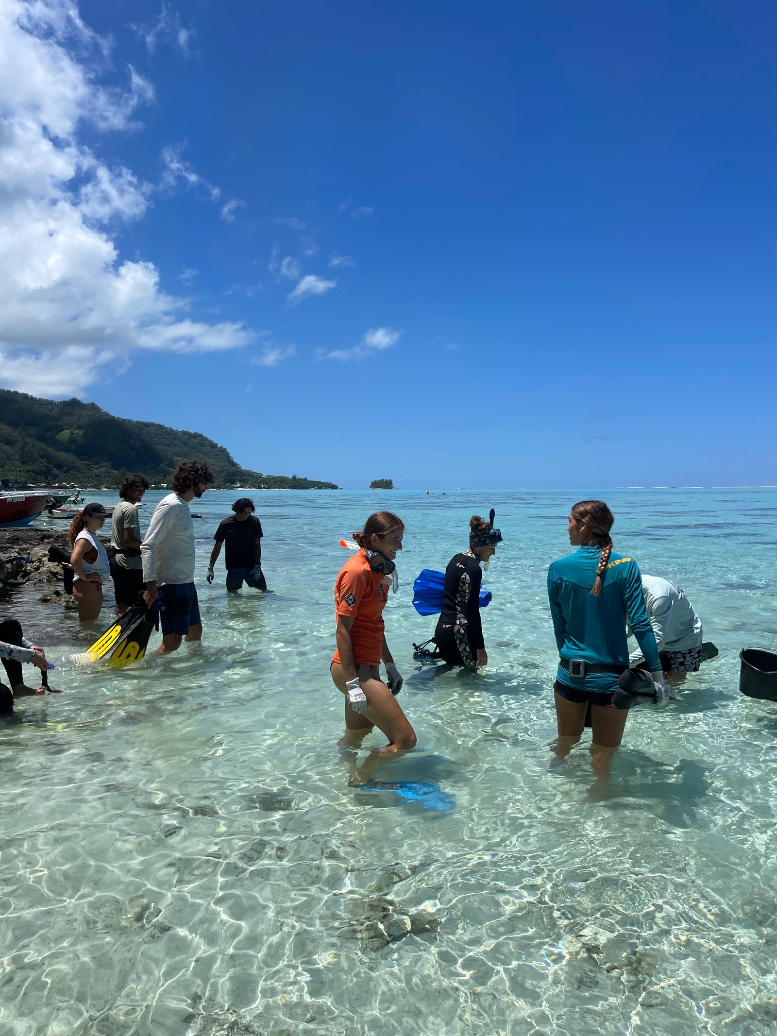 Mission taramea au Motu Fareone : une action locale et collective